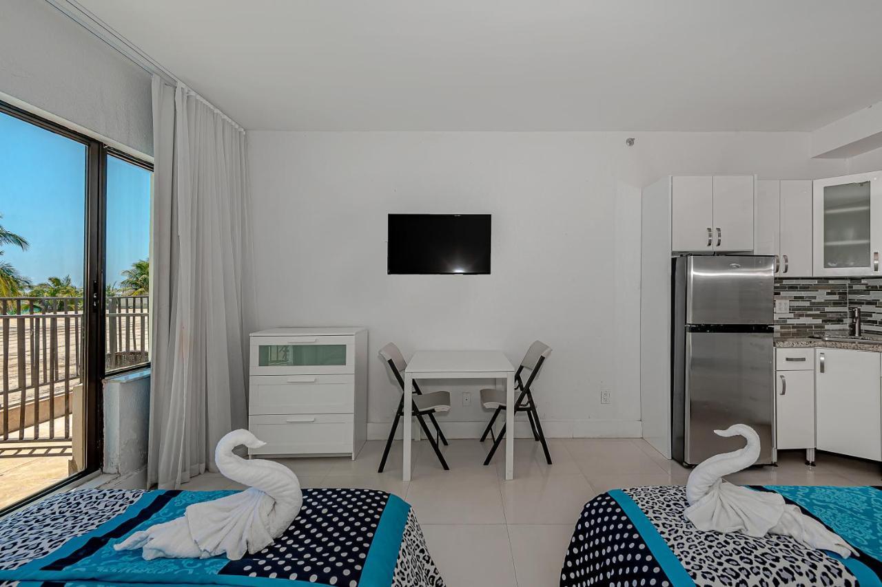 Beach Front Studio Miami Beach Esterno foto